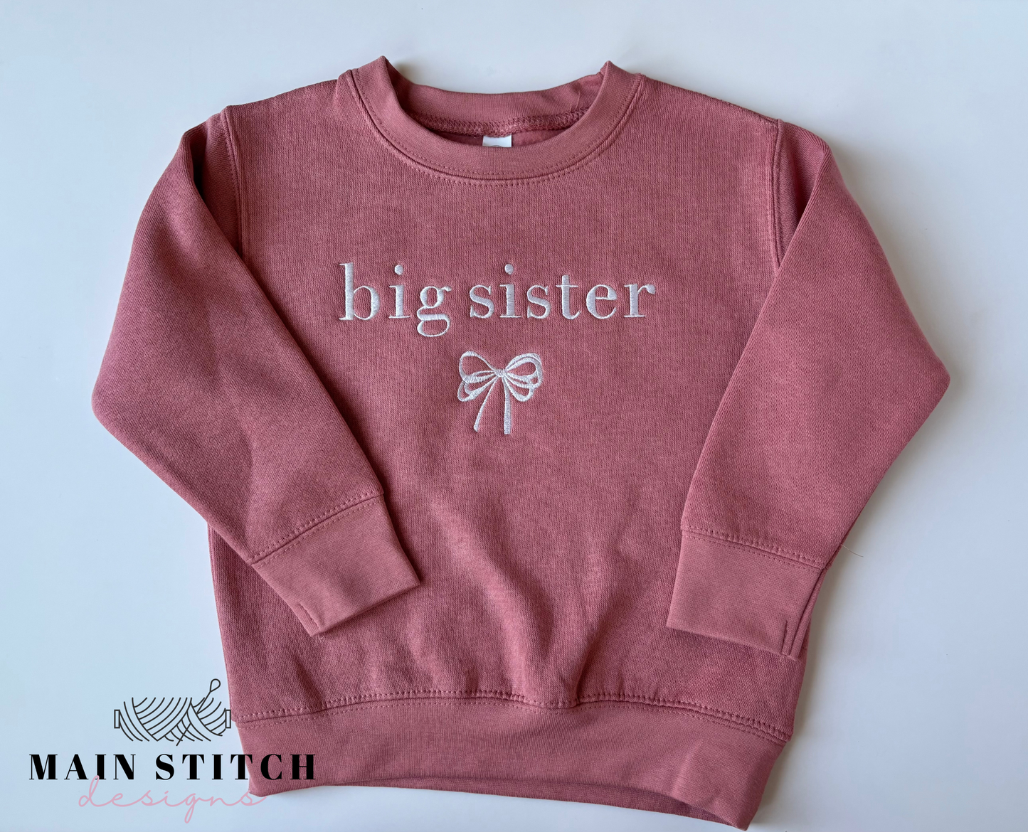 Toddler Sibling Crewneck - Simple Text