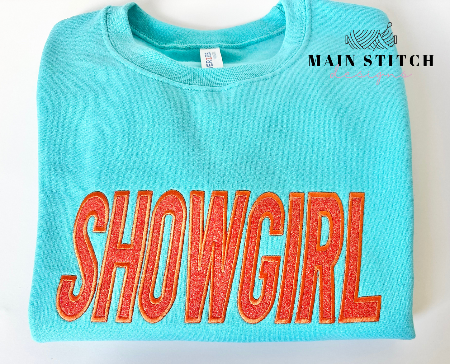 SHOWGIRL Glitter Crewneck