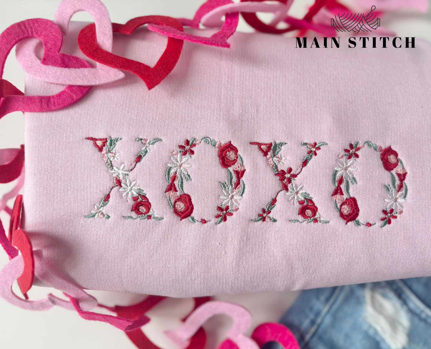 XOXO Floral Crewneck