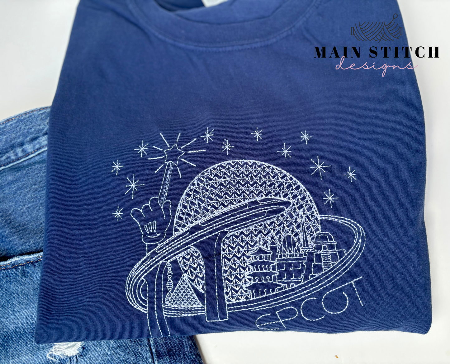 EPCOT Embroidered T-Shirt