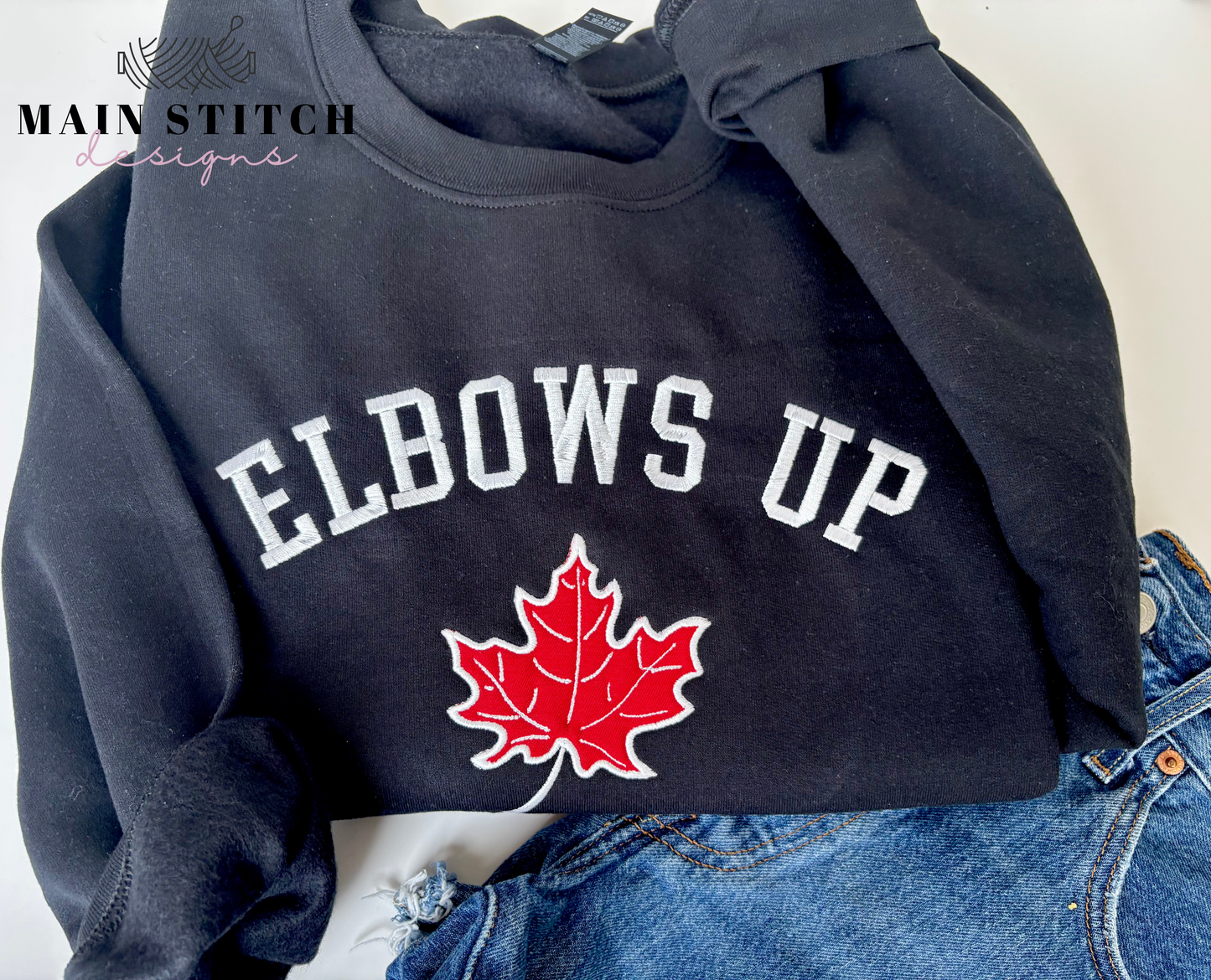 Elbows Up Crewneck