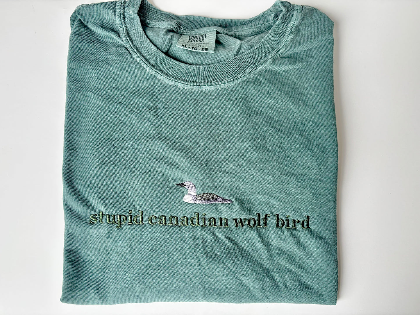 Stupid Canadian Wolf Bird T-Shirt
