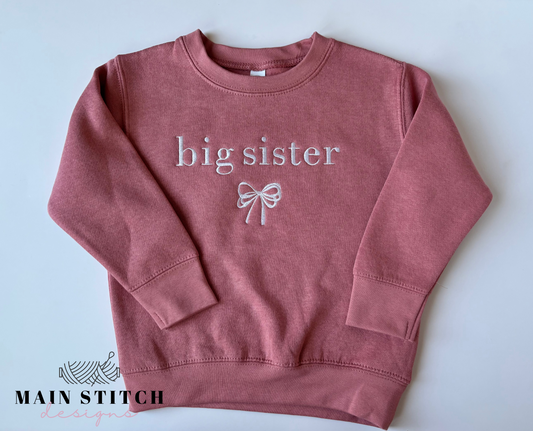 Toddler Sibling Crewneck - Simple Text