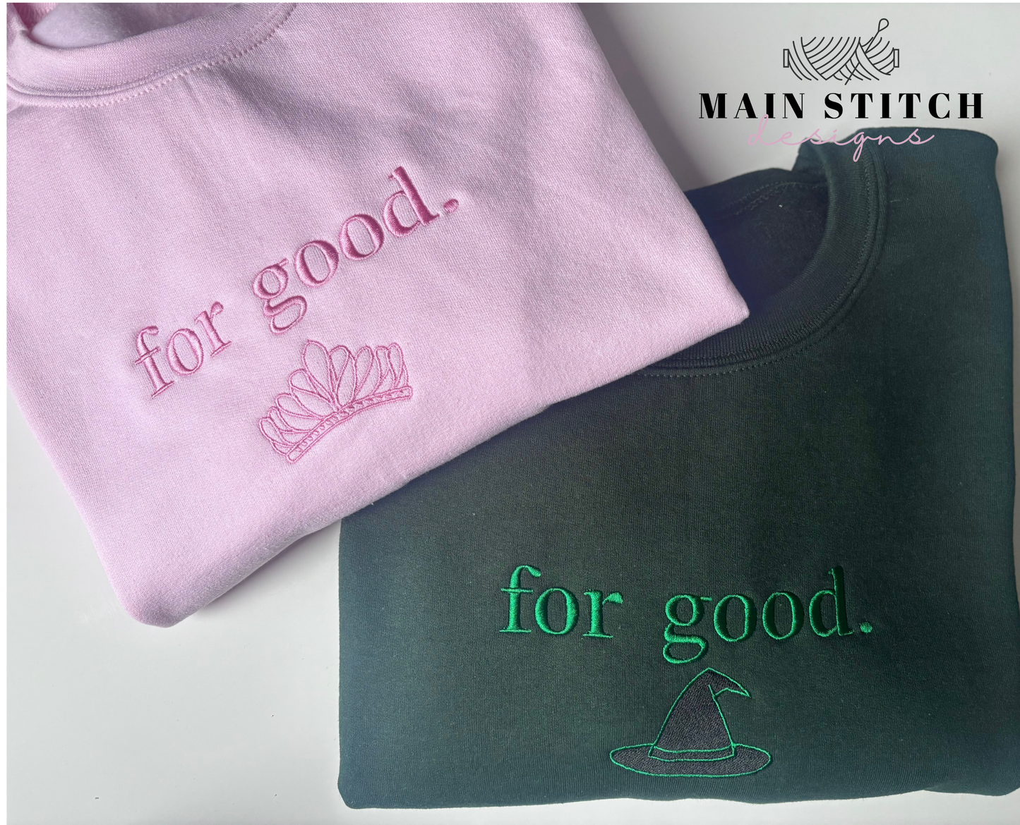 For good Crewneck, Wicked Inspired