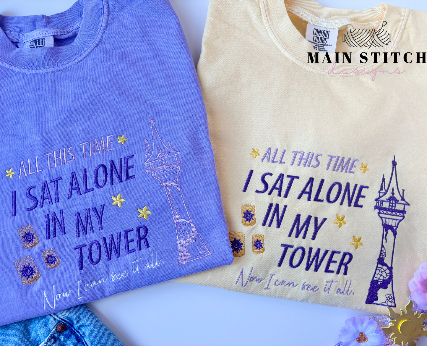 T.S. X Rapunzel Embroidered T-Shirt