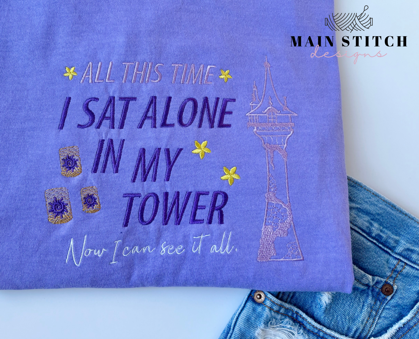 T.S. X Rapunzel Embroidered T-Shirt