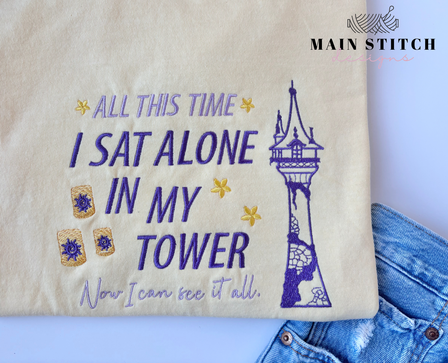 T.S. X Rapunzel Embroidered T-Shirt