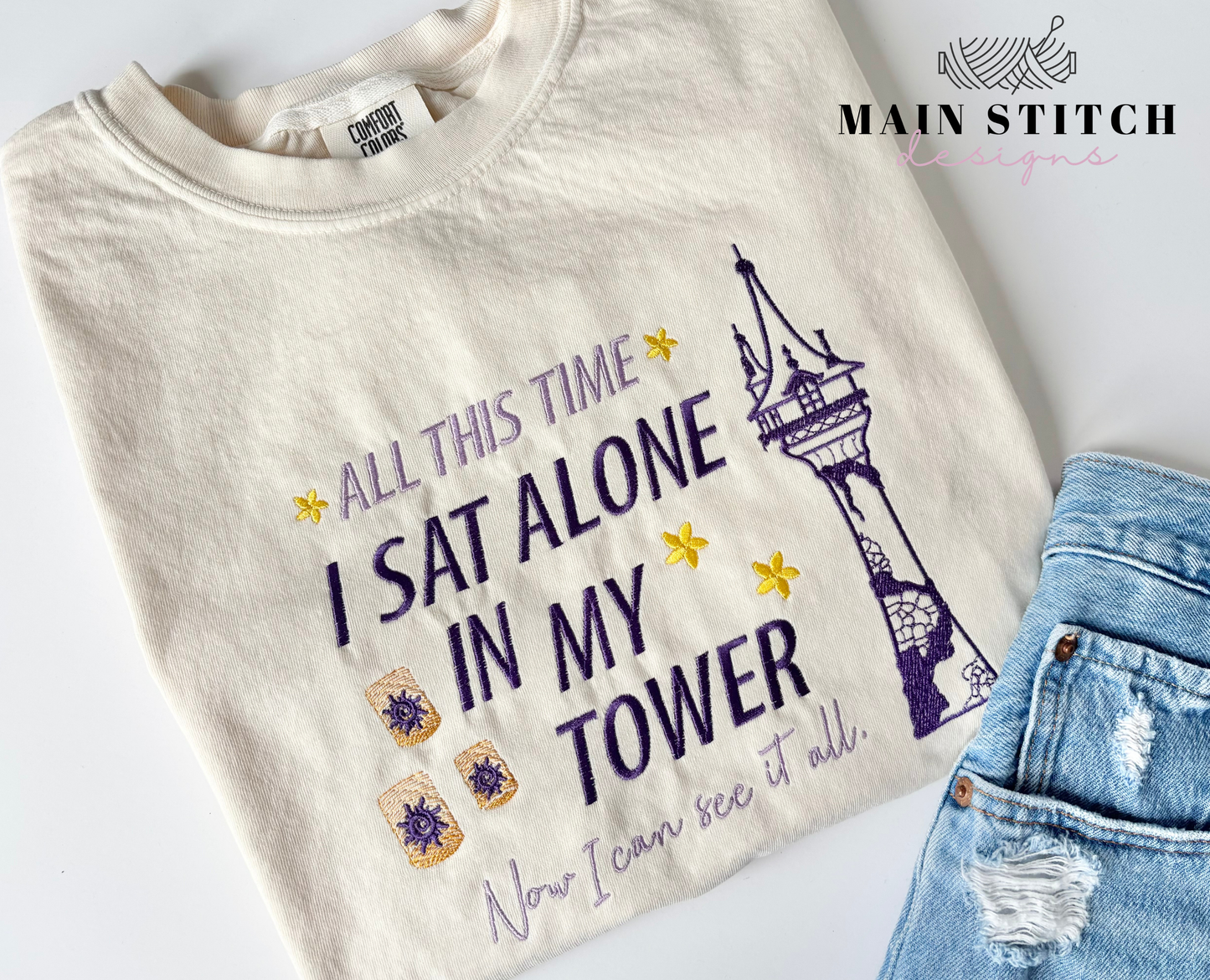 T.S. X Rapunzel Embroidered T-Shirt