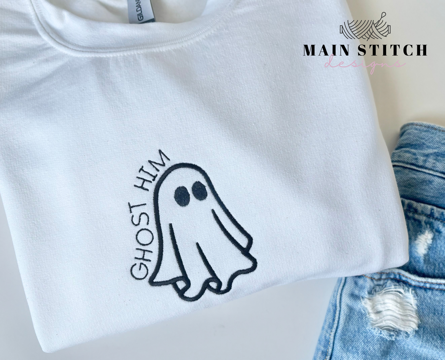Ghost Him Sweater