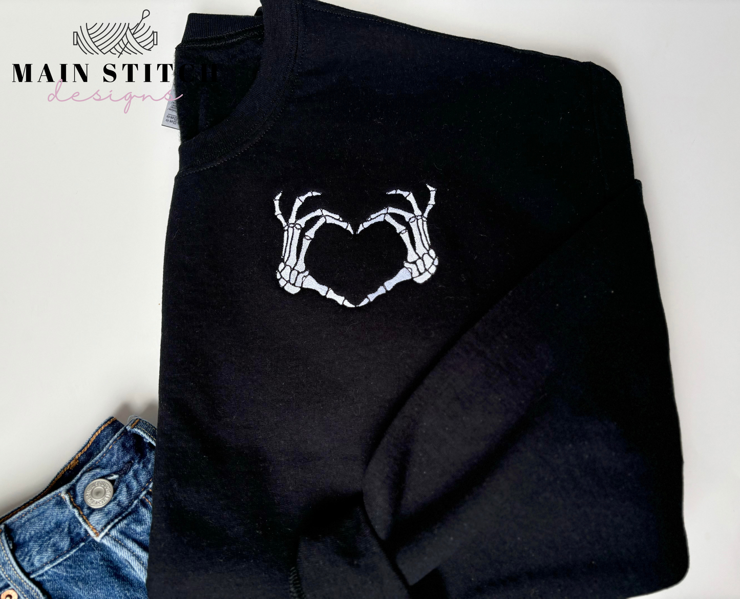 Skeleton Heart Sweater