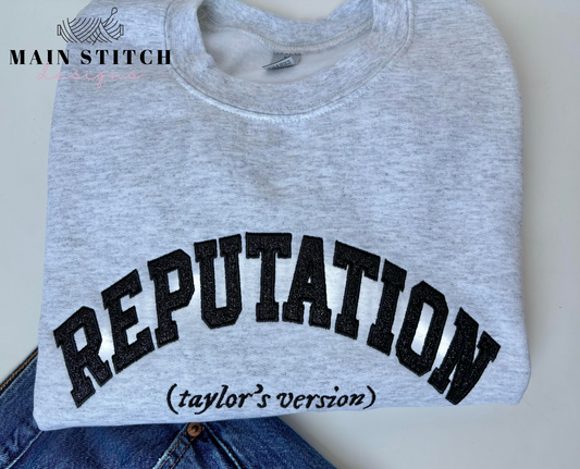 Reputation Taylor Swift Sweater, Glitter