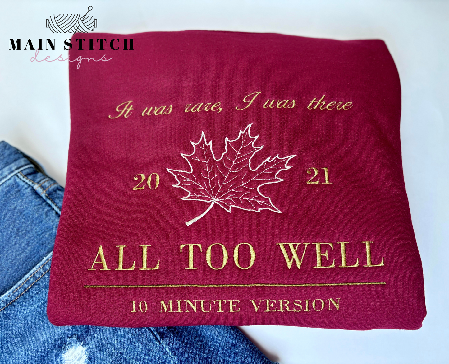 All Too Well (10 Minute Version) Crewneck