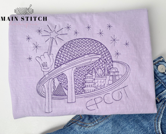 EPCOT Embroidered T-Shirt