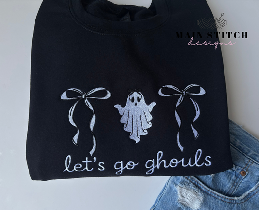 Let’s go ghouls crewneck