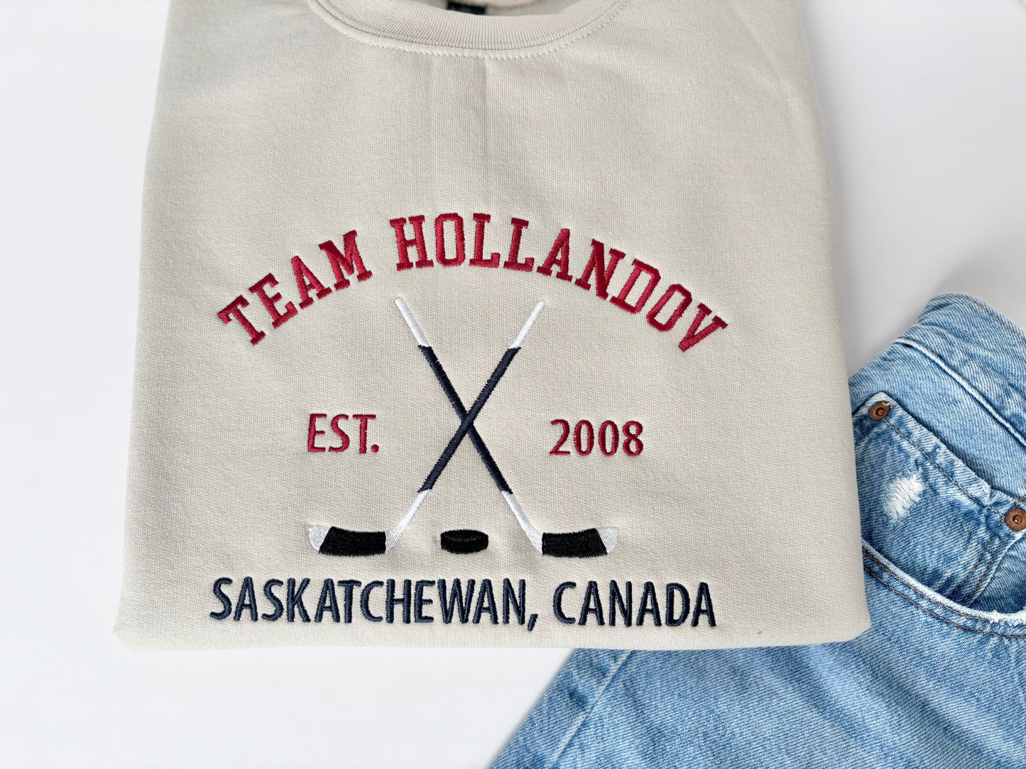 Team Hollandov Crewneck size small