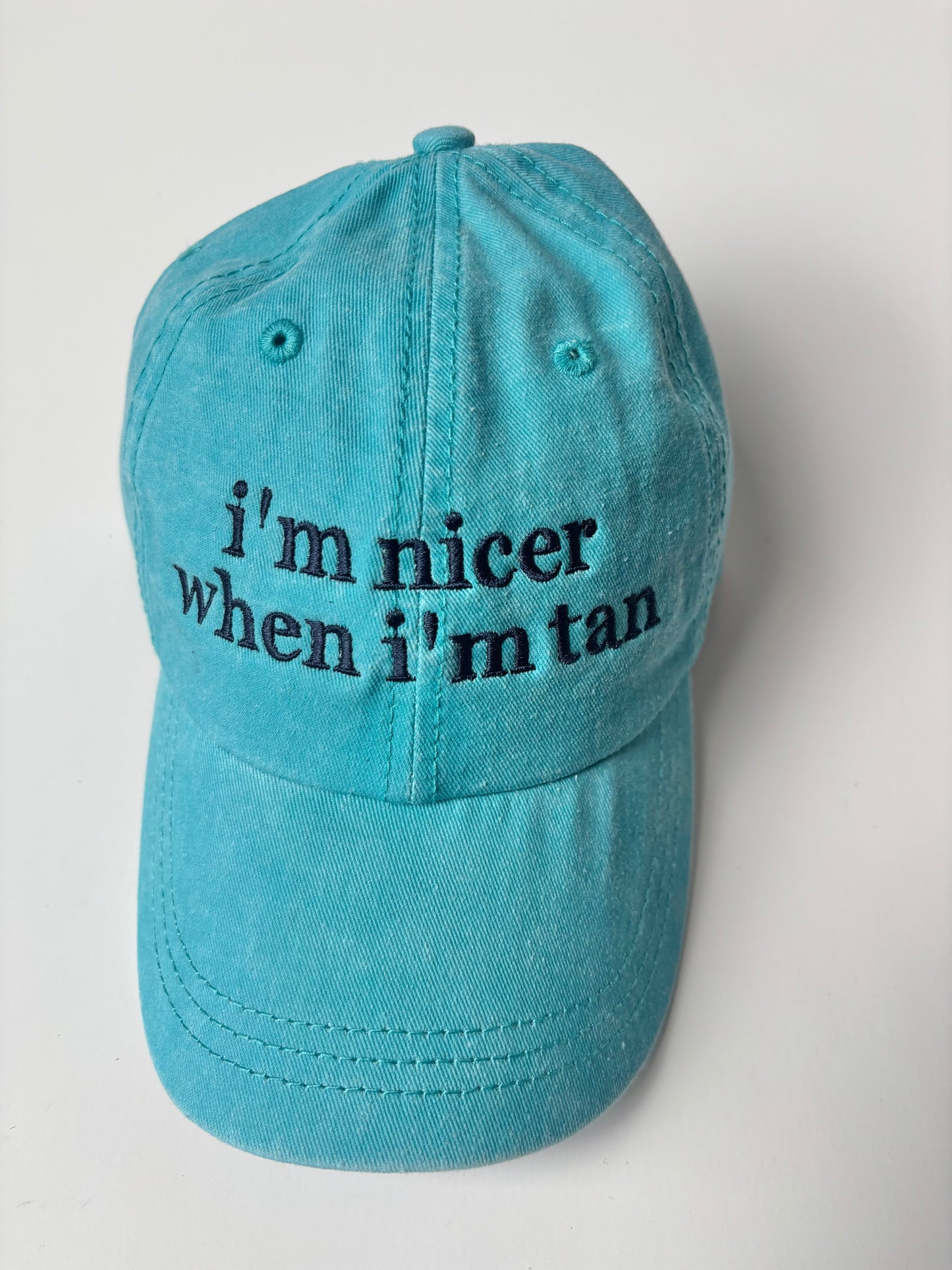 I'm nicer when i'm tan Baseball Cap